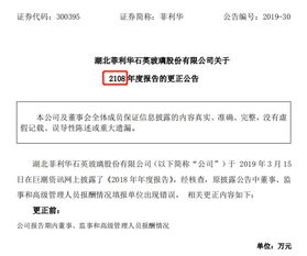菲利華財(cái)報(bào)烏龍頻發(fā)，董事長(zhǎng)天價(jià)年薪風(fēng)波未平，2108年報(bào)更正再引關(guān)注